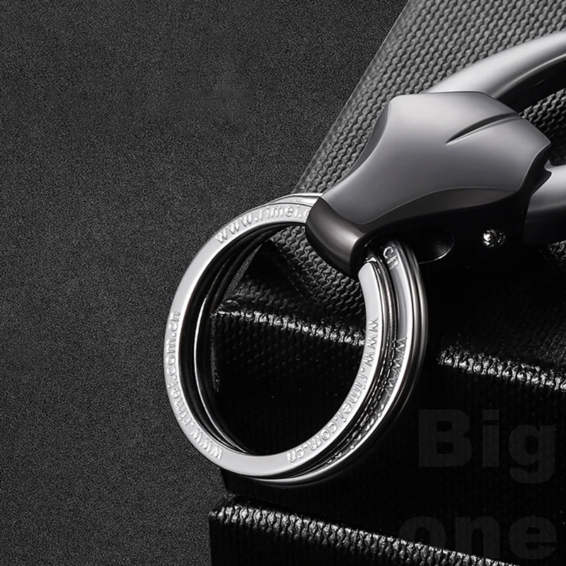 Fashion Key Chains Men\'s Pendant Car Keychain Stainless Steel Keyring Ring Chain Bull Head Creative Keychains Zinc Alloy