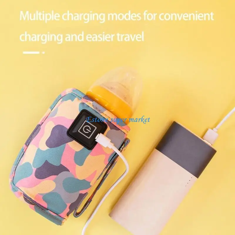 090B USB-aangedreven melktemperatuurhandhavingstas Strategisch plan Dunne unisex-verlader met veiligheidsgelicentieerd polyester