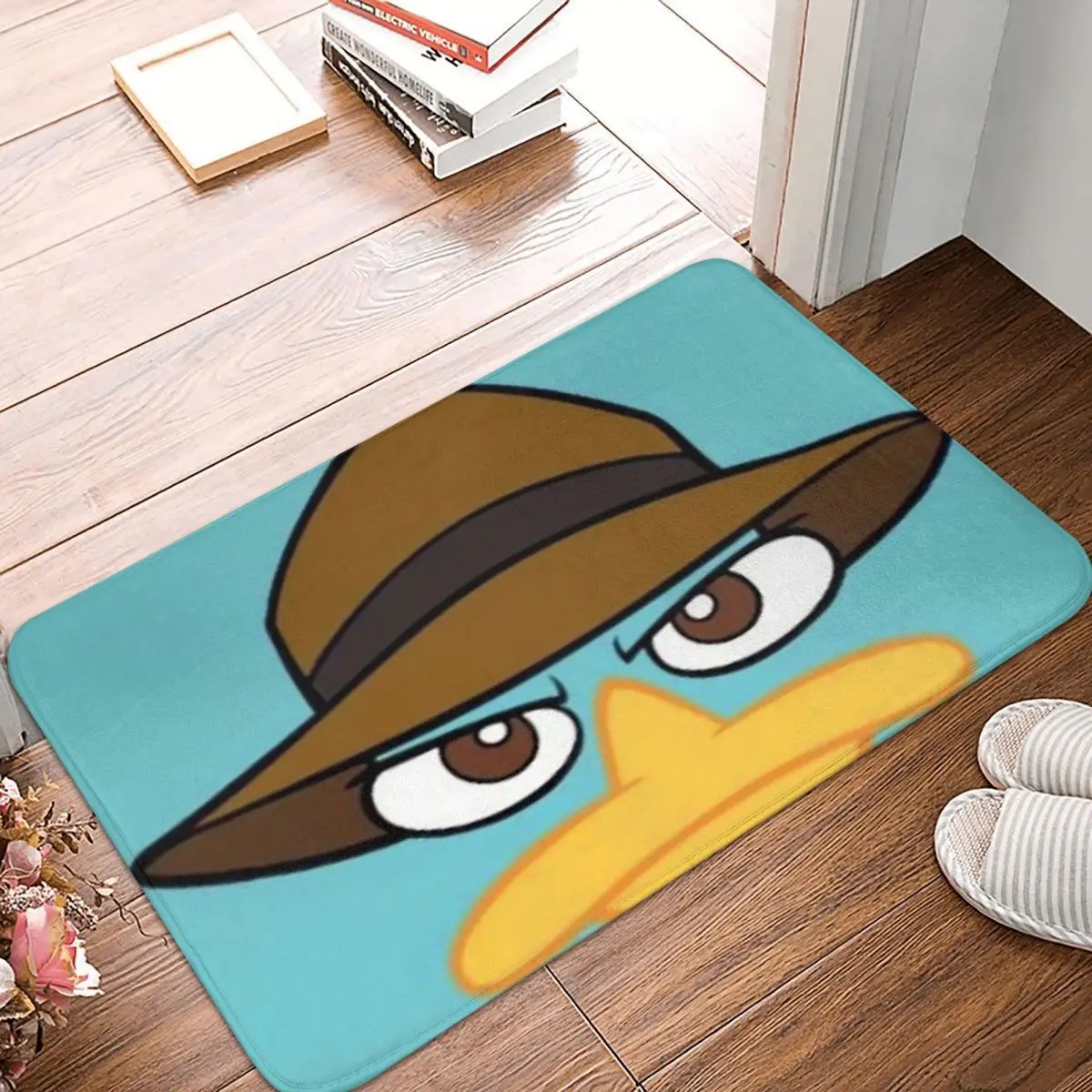 Perry The Platypus Non-slip Doormat Floor Mat Dust-proo Carpet Rug for Kitchen Entrance Home Balcony Footpad Mats