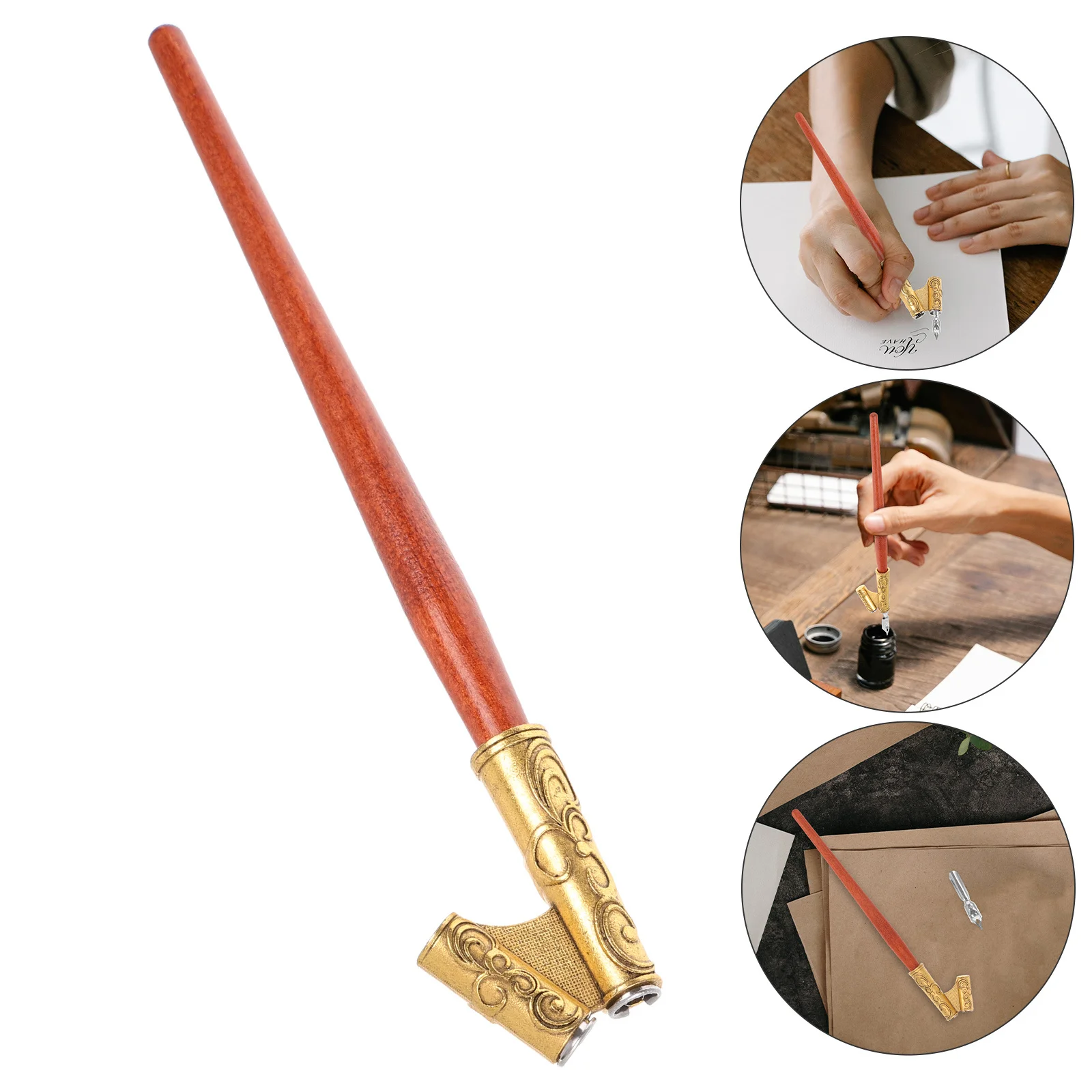 

Dip Pen Nib Holder Set with Comfortable Grip Strong Wear Resistance Perfect for Drawing Writing and Calligraphy Art Projects