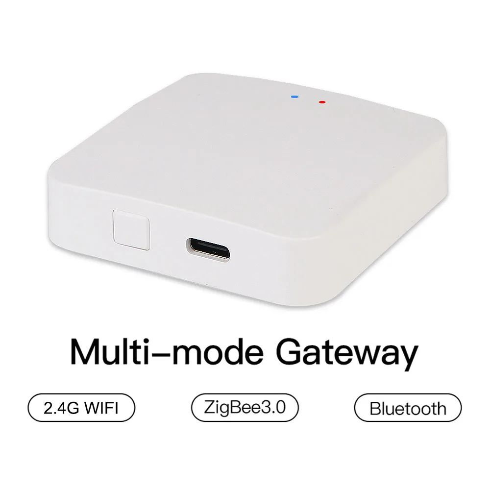 

Tuya 3.0 Беспроводной 2,4G WIFI Многорежимная интеллектуальная бытовая техника Smart Gateway Hub ZigBee 3.0 Пульт дистанционного управления Bluetooth 5.0