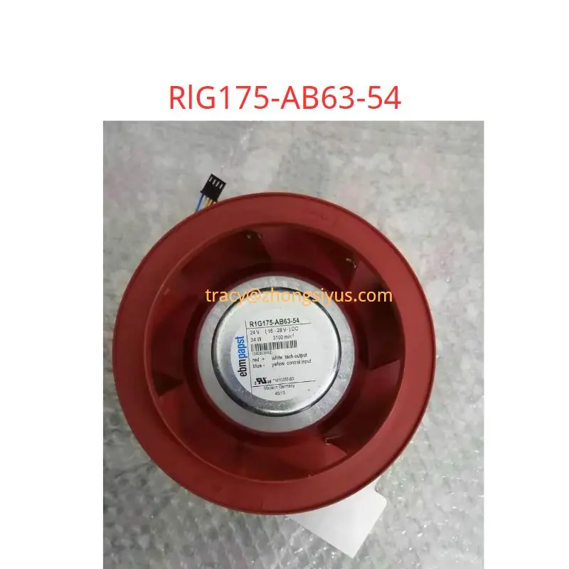 RlG175-AB63-54 Brand New 24V 34W scroll centrifugal fan RlG175 AB63 54