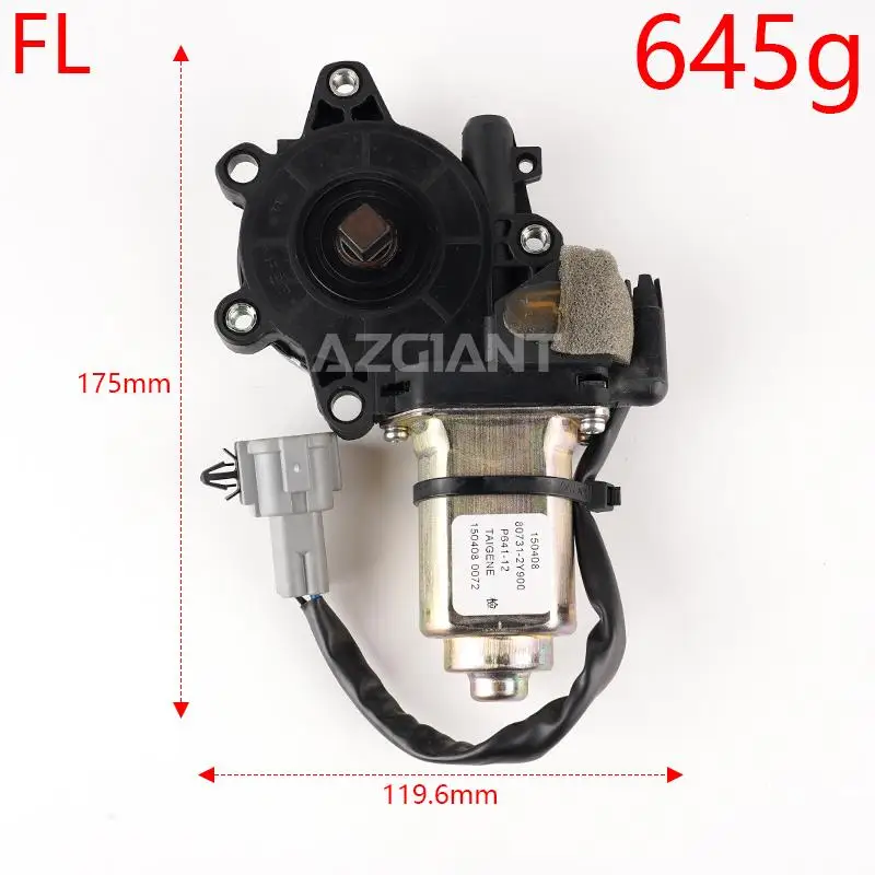 AZGIANT Power Front Left Window Glass Lifting Motor 6Pin for Infiniti I30 Nissan Cefiro A33 X-TRAIL T30 Maxima Auto Window Parts