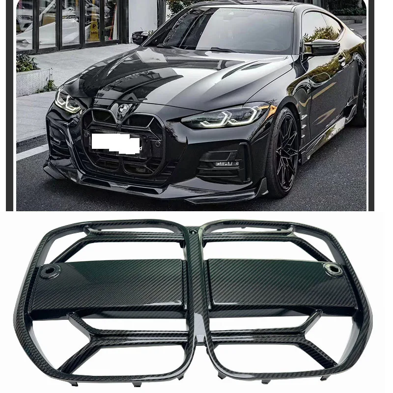 New BMW 4 Series G22CSl Between 2020-IN with Dry Carbon Fiber Mesh Pig Nose Hole Air Inlet