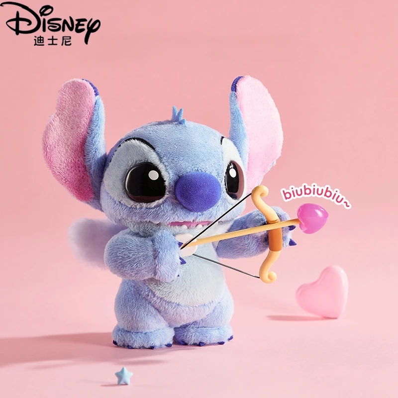 

MINISO Disney Lilo & Stitch Secret Action Themed Desktop Cute Cartoon Decoration Stitch Hand Character Valentine's Day Gift