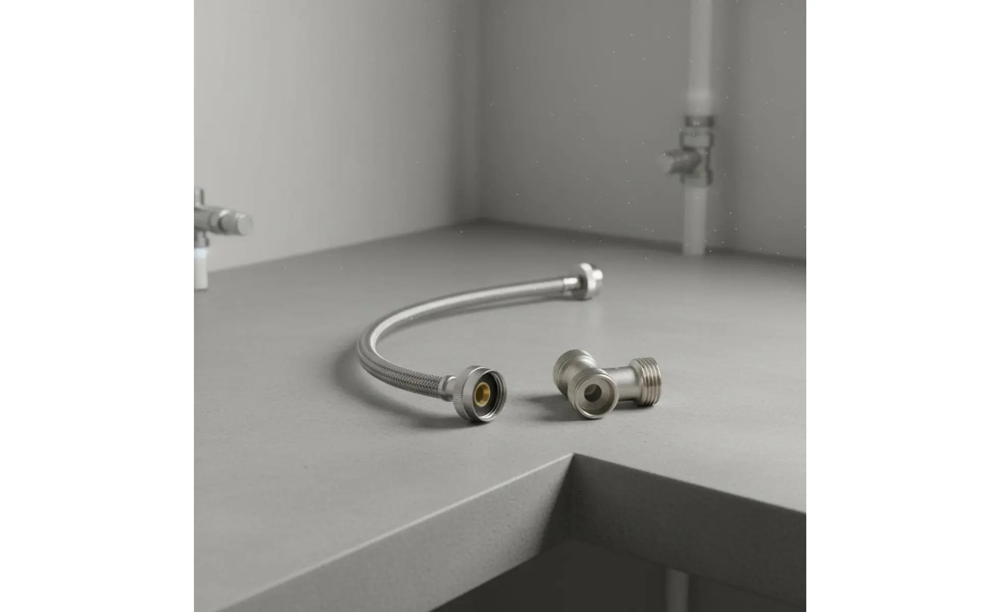 Stainless StainlessFlex Connector Heat-Resistant Flexible Braided Pipe Plumbing Part Long-Lasting for Bathroom Stainless StainlessFlex Connector Heat-Resistant Flexible Braided Pipe Plumbing Part Long-Lasting for Bathroom