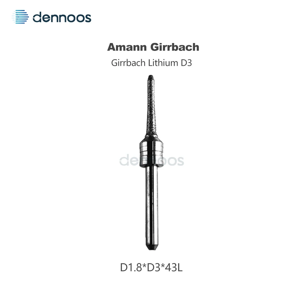 Amann Girrbach Dentalfräser D3 Schaft 47mm Länge für PMMA/Lithiumdisilikat/Metall Dental-Labor Fräswerkzeug Fresa – Detail 11