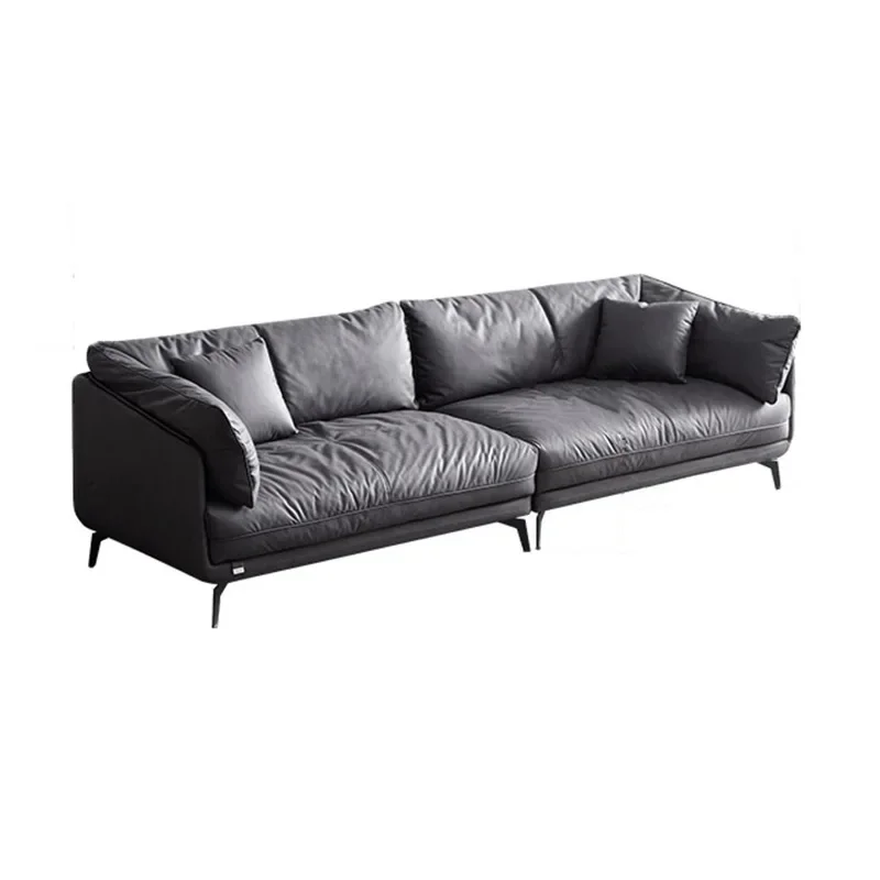 

Technology cloth sofa, small apartment, simple modern down fabric in the living room, sofa