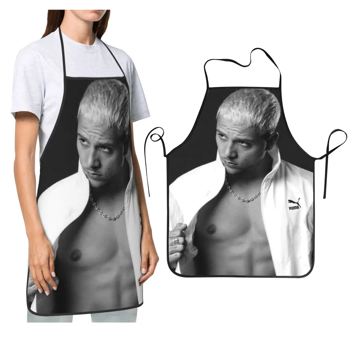 

Plk крутые фартуки шеф-повара кулинария кухня Tablier водонепроницаемый нагрудник кухонный сарафан для уборки для женщин мужчин садоводство