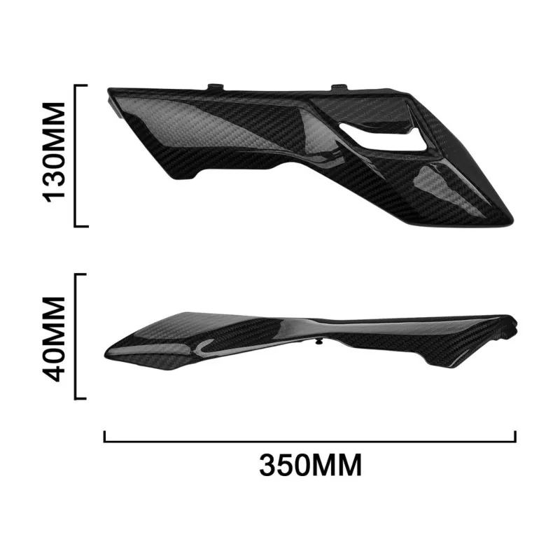 A96E-Black Side Cover For Battery Compartment Guard Protectors Left& Right Fit For Surron Ultra Bee Electric Dirt Bike