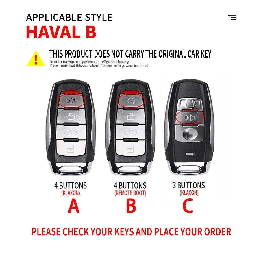 For Great Wall Harvard H6coupe Key Case Dedicated for Harvard M6 H2 f5 h4 Key Accessories Key Case