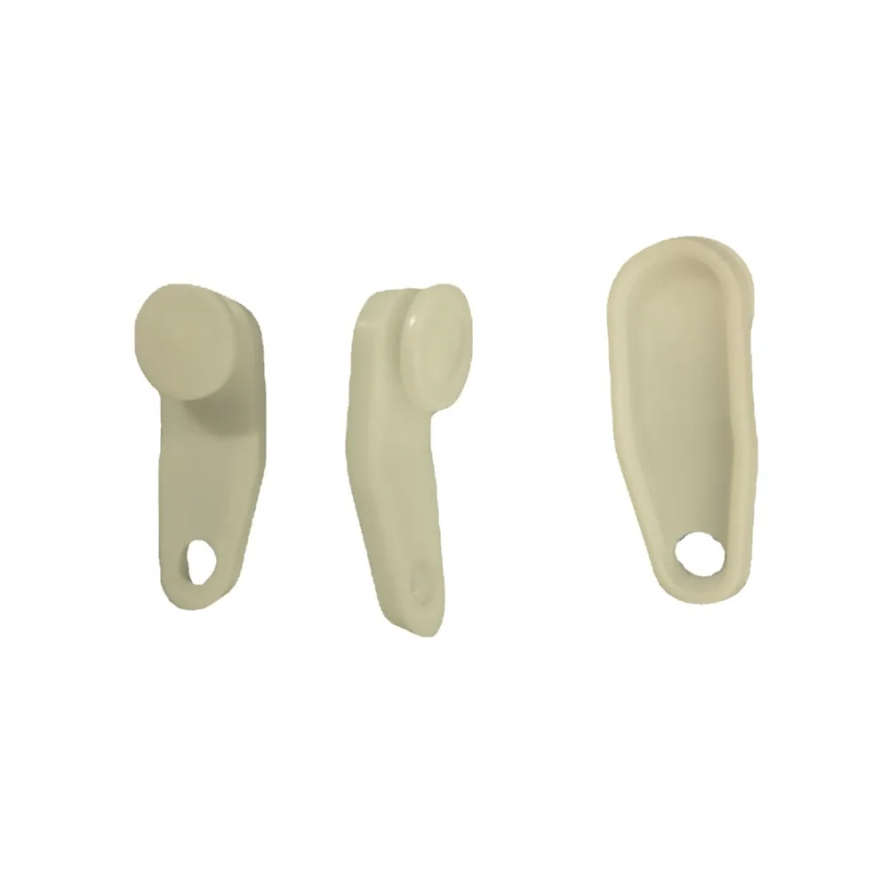 50 Pcs White Curtain Track Clips Easy To Use Durable Multifunction Curtain Accessories Plastic Curtain Track Hooks Bedroom