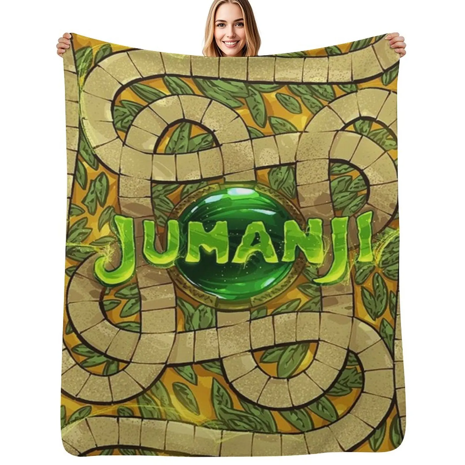 Manta Jumanji, Manta Cálida y Acogedora para Sala de Estar o Sofá