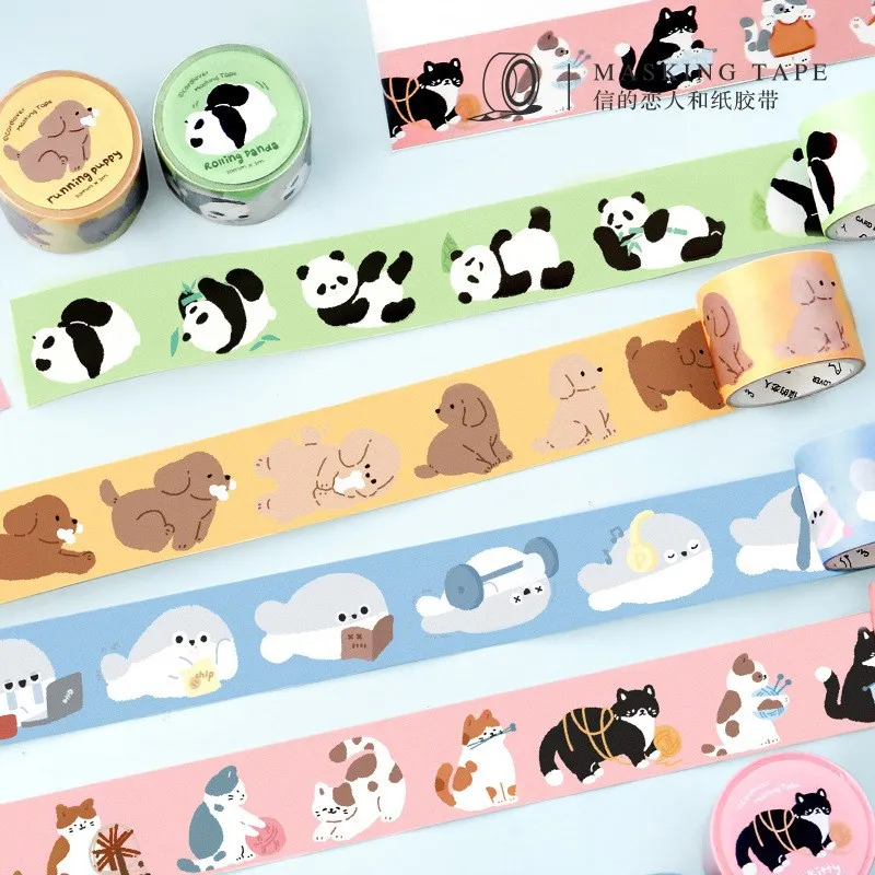 

Cute Washi Tape Kawaii Animals Decorative Washi Tape For Scrapbooking Supplies Junk Journal Kids Art Craft Tape