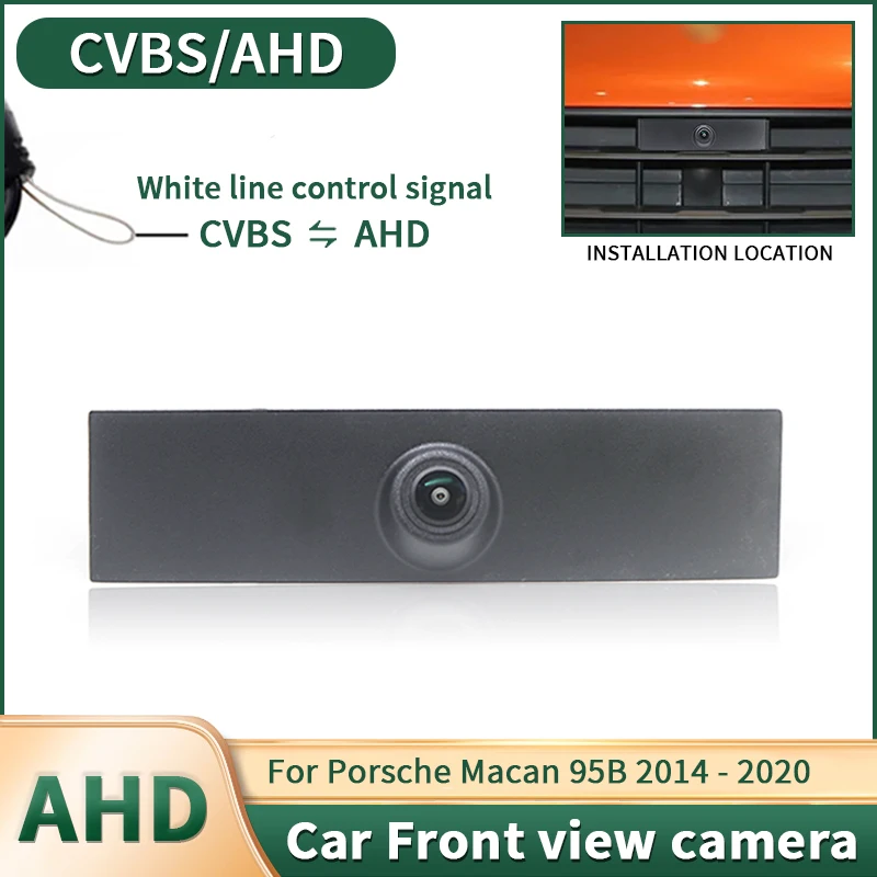 

Водонепроницаемая парковочная камера с передним видом AHD для Porsche Macan 95B 2014 2015 2016 2017 2018 2019 2020
