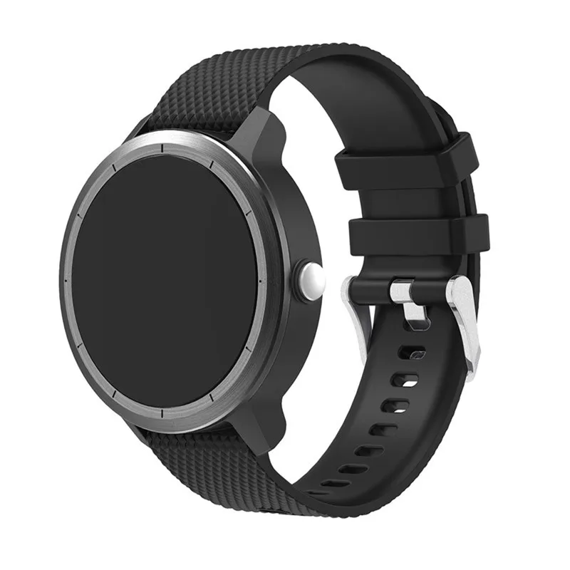 Buntes Weiches Silikon-Ersatzarmband für Garmin Vivoactive3 Vivomove HR Smart-Armband für Garmin Vivoactive 3 Uhrenarmband – Detail 7