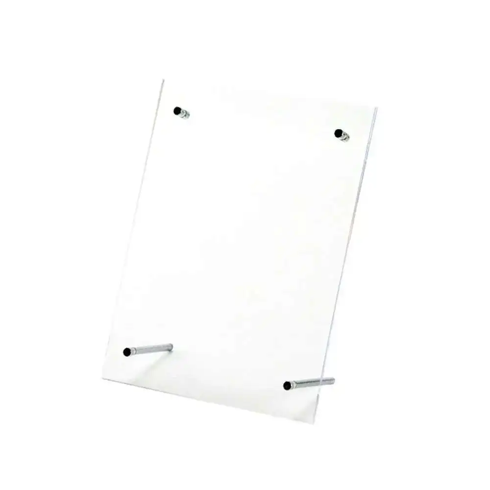 1PCS A5 Acrylic Photo Stand L Desk Sign Tag Label Holder Table Menu Poster Picture Frame Literature Certificate Display