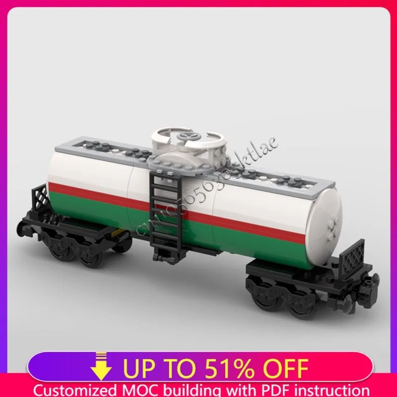 MOC City Octan Wagon - Kreatywne Klocki Kolejowe