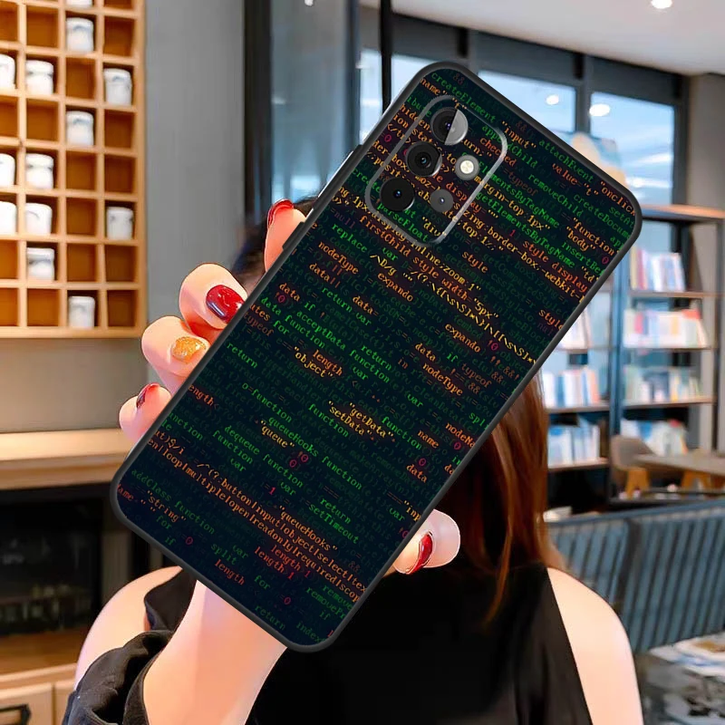 The Code design programmer Case For Samsung Galaxy A52 A32 A12 A13 A33 A53 A57 A37 A17 A54 A34 A14 A15 A55 A16 A36 A56