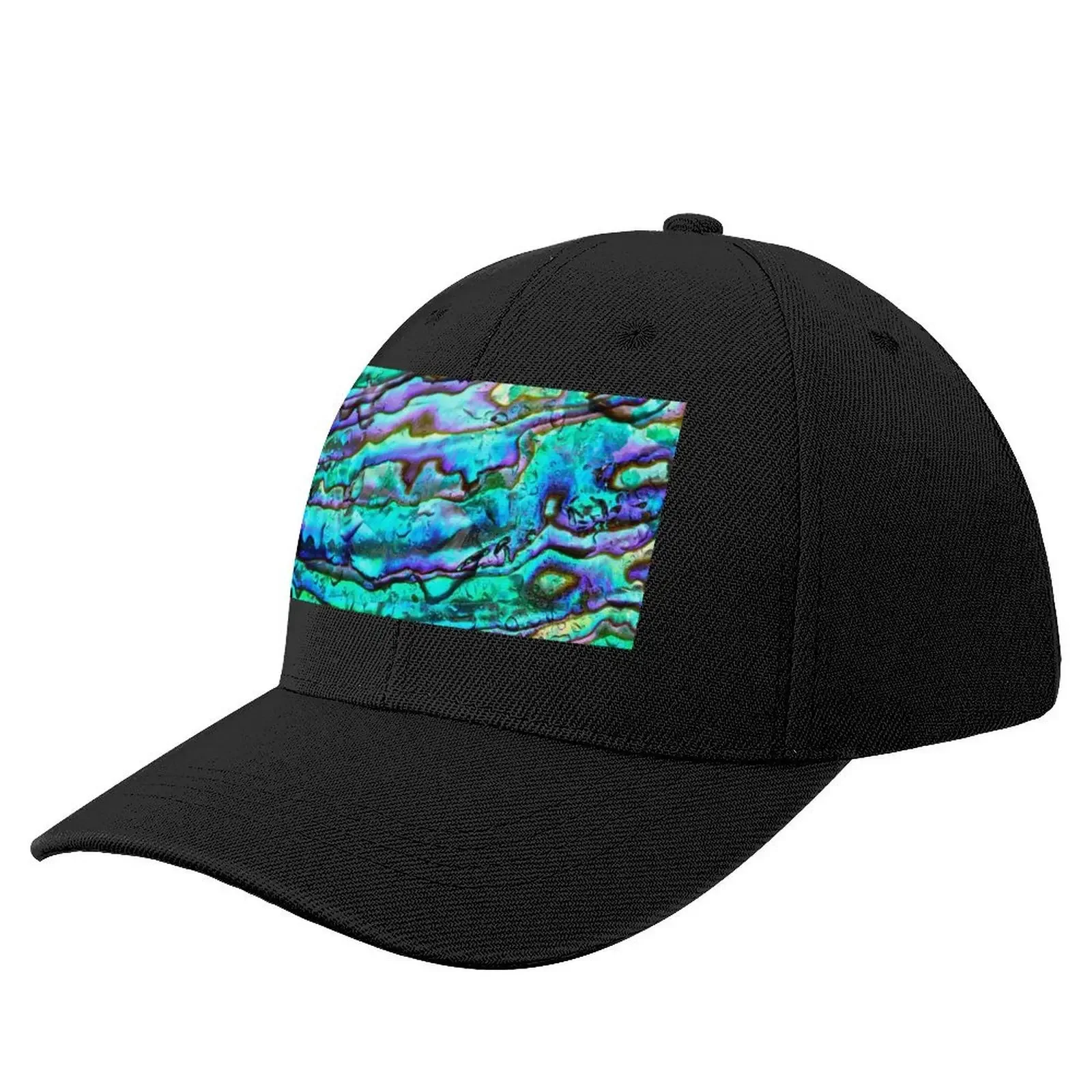 

Abalone Shell pattern up close Baseball Cap Snap Back Hat Beach Bag Hat Luxury Brand Men Caps Women's