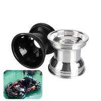 5 inch Kart 126mm Front Aluminium Alloy Wheel Hub Rims Fit For Go-kart Car Racing 4 Wheel Drift Car 10x4.50-5\