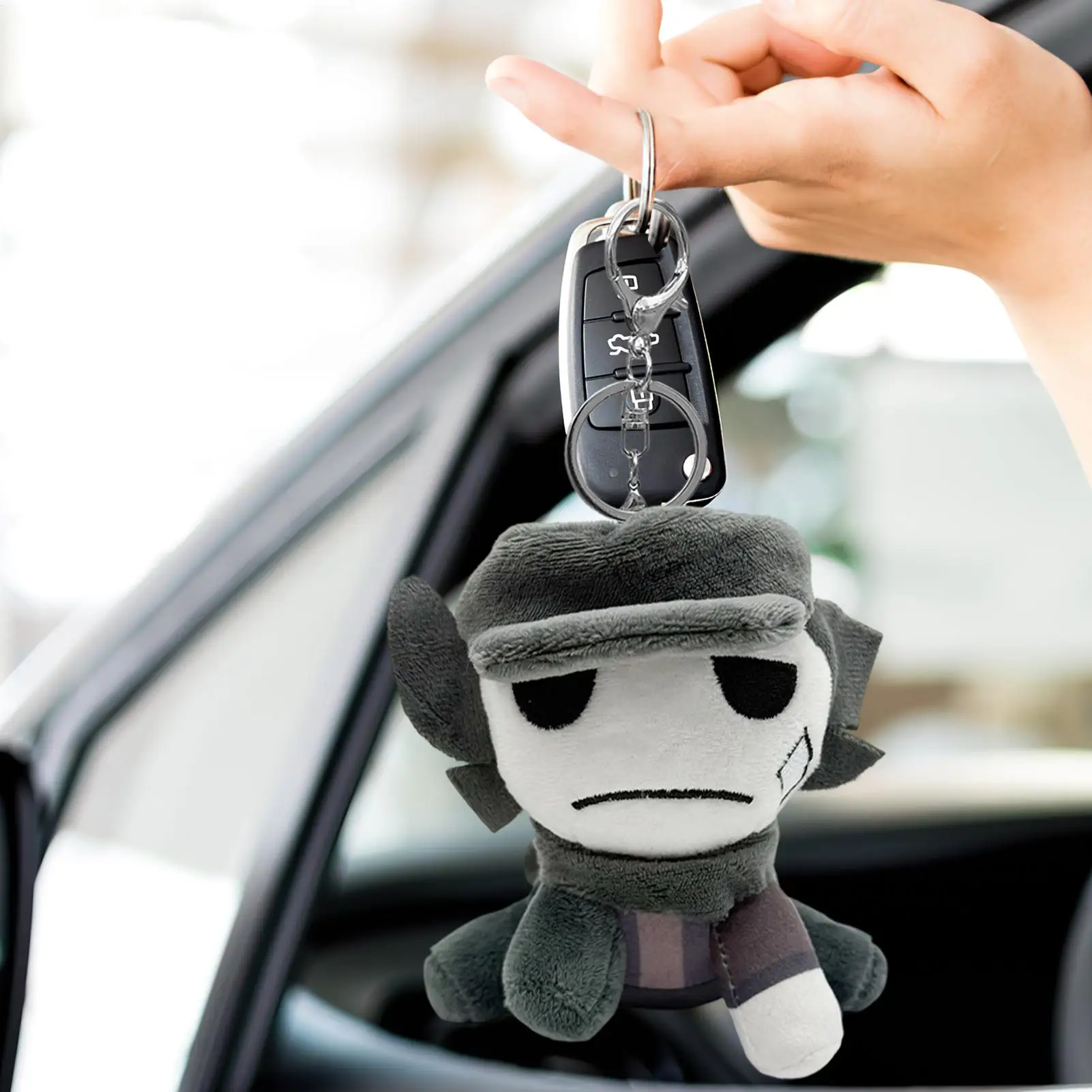 ぬいぐるみキーホルダー、ゲームフィギュア人形キーリング、ソフトバックパックチャーム、子供、大人、バッグ、バックパック、財布、通勤、学校、旅行用