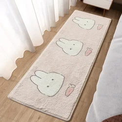 Pink Cute Bedroom Carpet Hairy Girl Children Room's Rugs For Bed Room Decor Lounge Carpet living Room Thermal Mat for Kids Korea