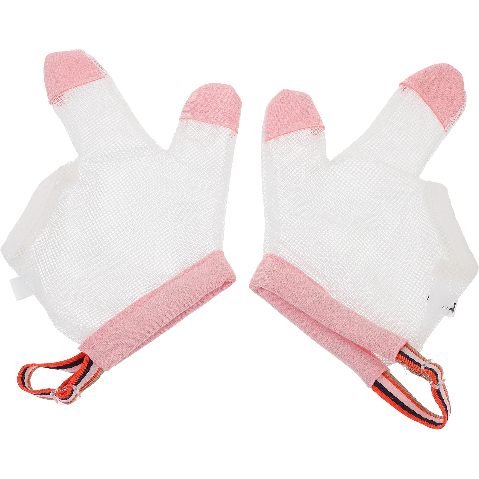 Ring beißen Handschuhe Finger saugen Handschuhe Prävention Werkzeug Schutz Daumen Stop Stopper Baby Guard Säugling Finger Netz