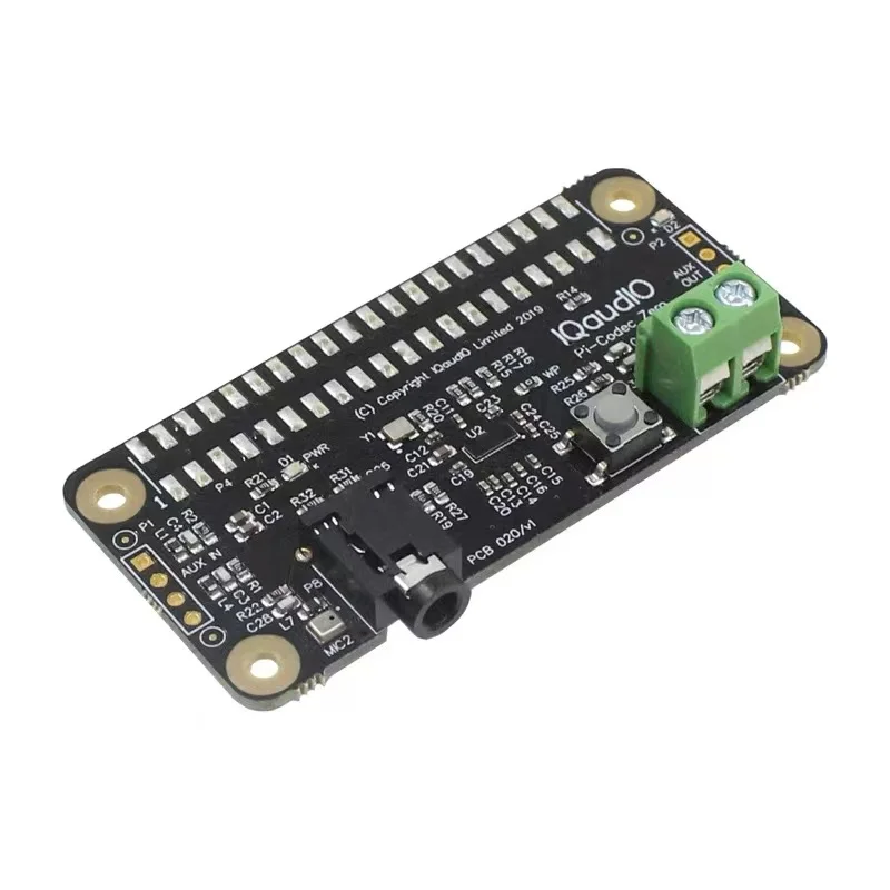 Raspberry Pi Zero Audio Decoding Erweiterungsplatine IQaudio Codec I2S Soundkarte Mikrofon Sprachmodul