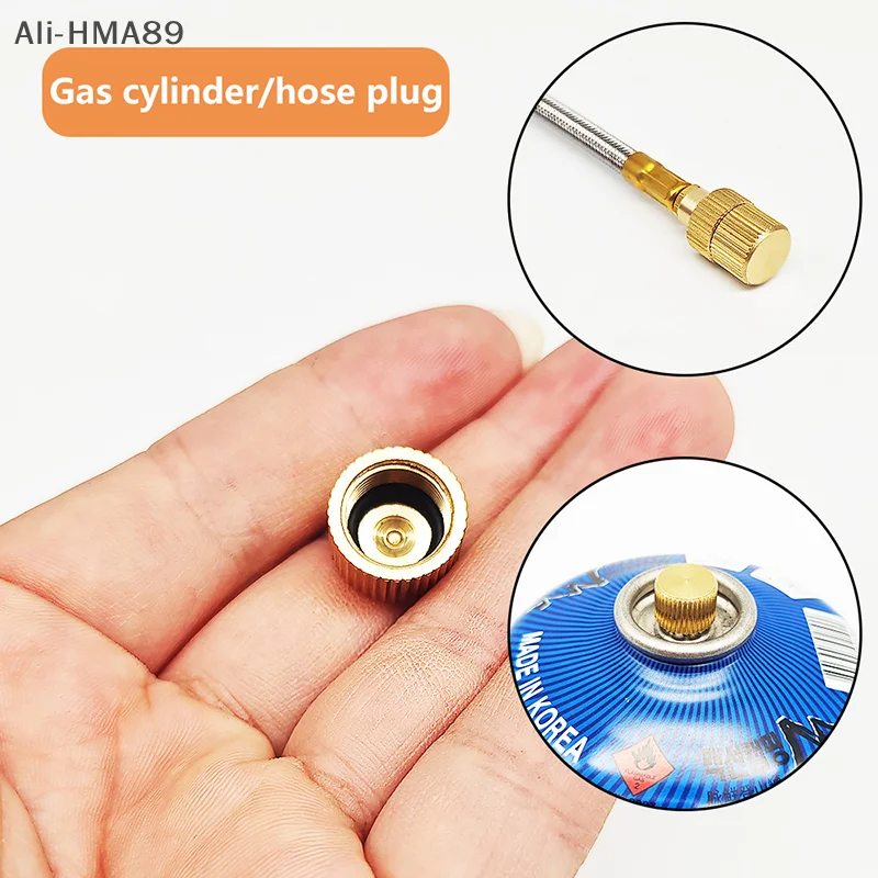 

1/5Pcs Outdoor Camping Stove Cap Gas Accessories Flat Gas Tank Anti-leak Plug Liquefied Gas Connection-Line Blocking Cap