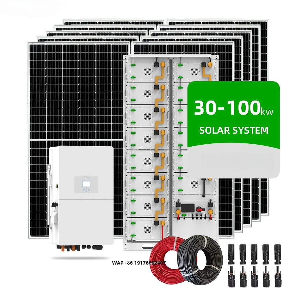 Complete Set Hybrid Solar Energy System Kit Photovoltaic Full Kit 20Kw 25Kw 30Kw 35Kw Off Grid Battery PV Solar Power Systems