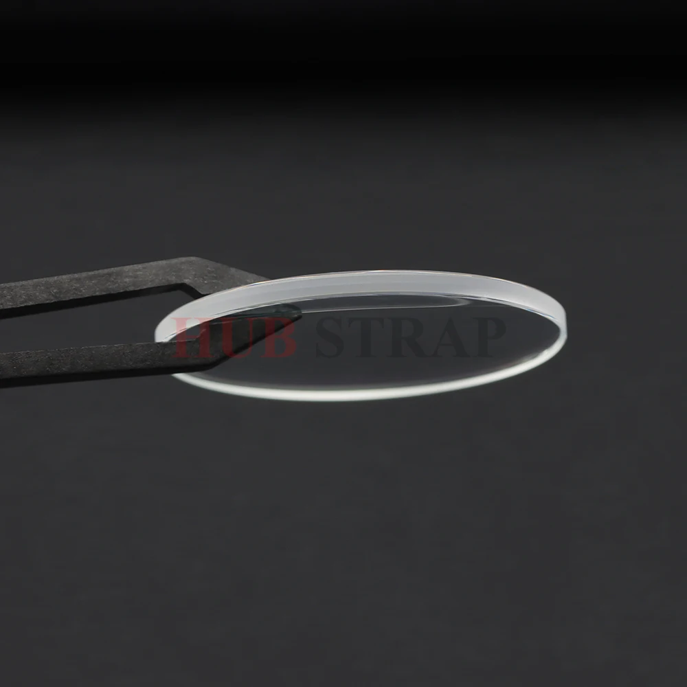 1 قطعة ساعة زجاج الياقوت استبدال مزدوج قبة AR الأزرق 2.0 مللي متر أقطار سميكة 28 مللي متر-38.5 مللي متر كريستال شفاف لصانع الساعات