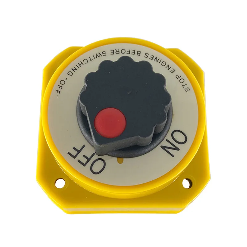 

MARINE Yellow Two-stage Switch Panel Battery Switch Power Protection Knob