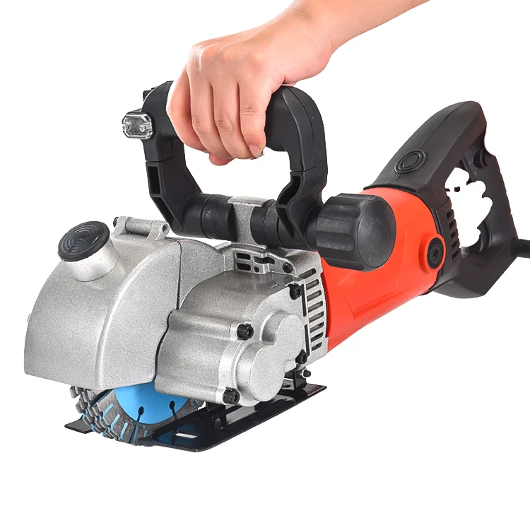Brushless Electric DIY Wall Chaser Dust Proof Portable Wall Grooving Cutting Slotting Machine 220V 50-60Hz OEM ODM Wholesale
