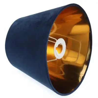 

1 шт. Золотистый тканевый абажур с отделкой, легкий декоративный чехол для прикроватной, напольной или настенной лампы, простой абажур