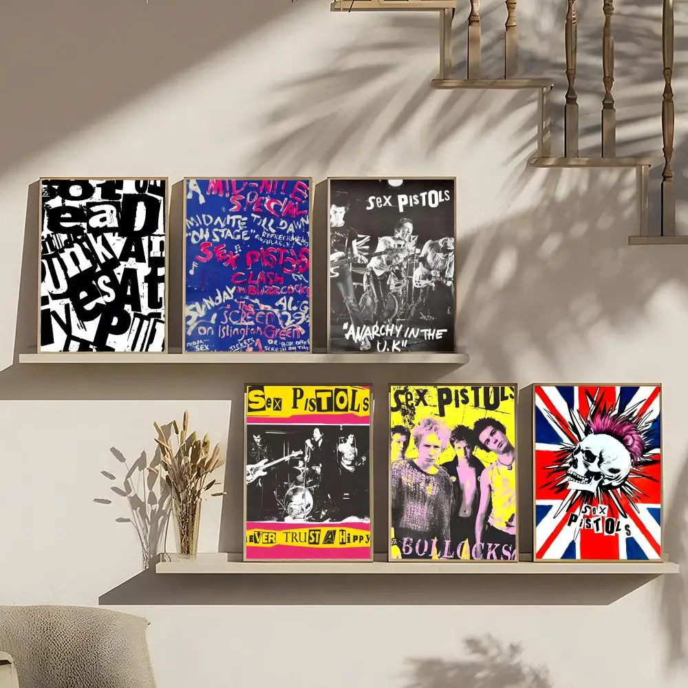 O-One Of The Influential Punk Band Poster Art print wall decor ideal for living room, bedroom, bar, parlor, and home gifting