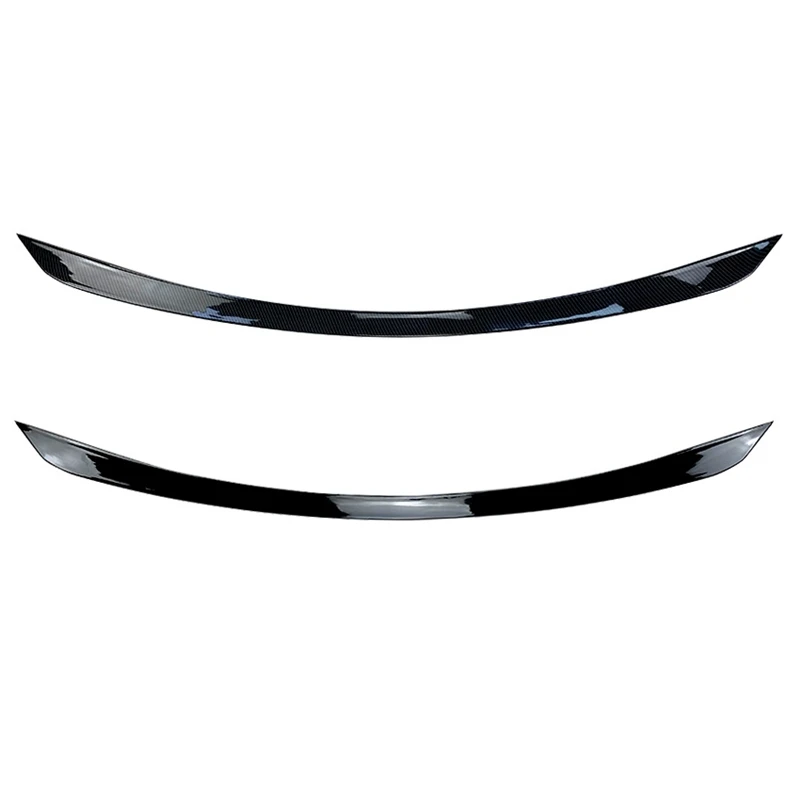 

For Mercedes-Benz E-Class W213 4Door Sedan E63 Style Carbon Fiber Rear Spoiler Trunk Wing 2017-2023 FRP Glossy black