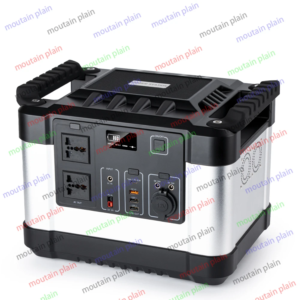 

Portable Power Station Emergency Battery Backup Power1000W 300Ah 1100Wh Lithium ion Supply AC/DC/USB/Type-C Multiple Output