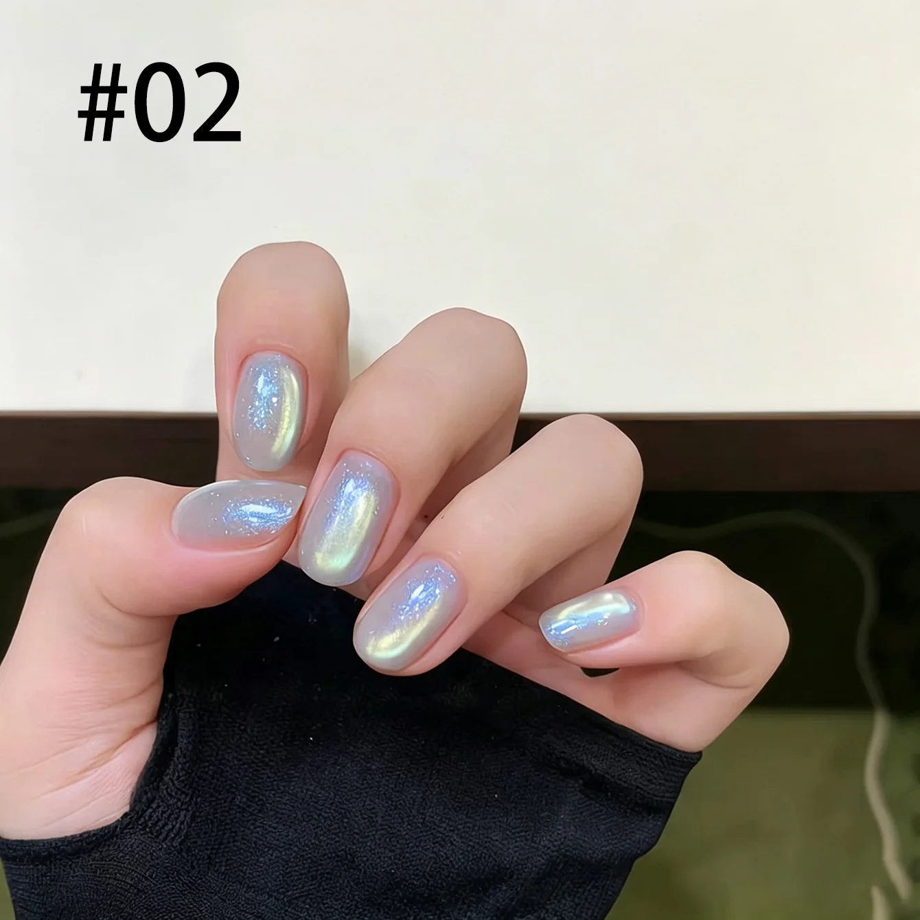 2026 Neue Aufhellende Strobe Pink Erdbeer-Gummibonbons Diamant-Glasperlen Katzenaugen-Gel-Nagellack Rosa Nägel Nagelzubehör – Detail 10