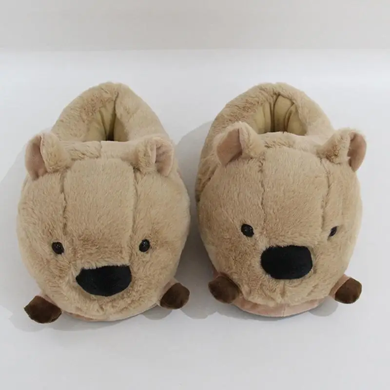 Animal Slippers Non-Slip Plush Slippers With PP Cotton And Skin-Friendly Fabric Winter Slippers For Parade Kitchen Living Room