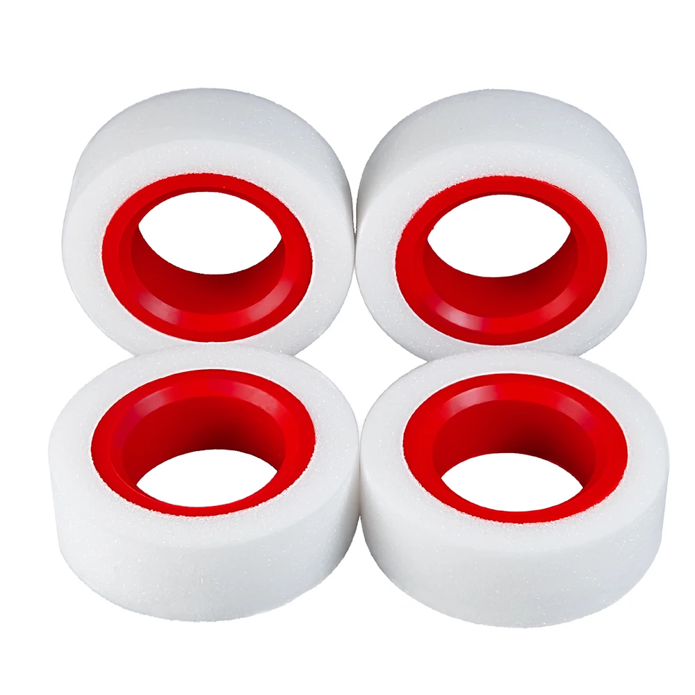 Mibidao 4 peças de pneus de roda de 1.9 polegadas 105-110mm 115-120mm inserção esponja de espuma embutida para axial scx10 90046 trx4 1/10 rc peças de carro