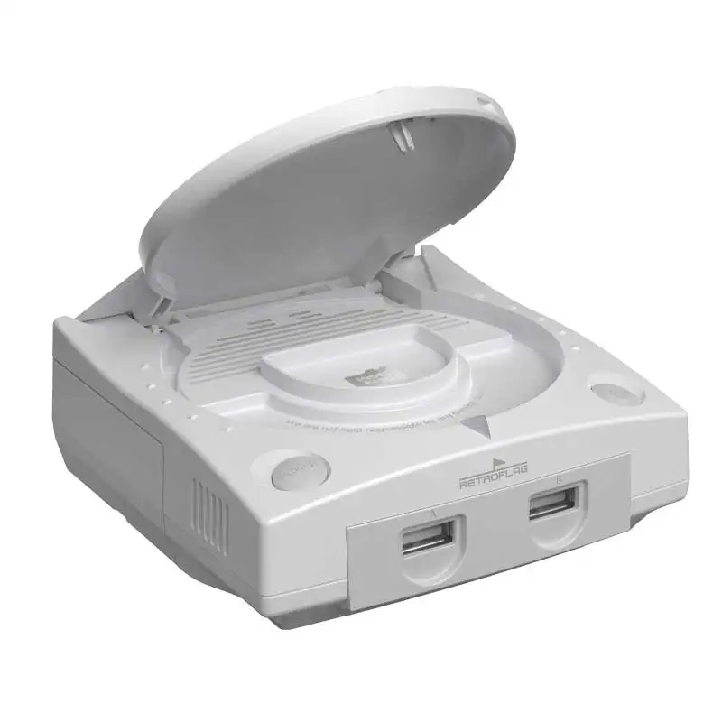 حافظة RETROFLAG Dream لجهاز Raspberry Pi5، مع فتحة بطاقة SD، ومنافذ LAN وHDMI، وزر إعادة الضبط القابل للتخصيص لنظام التبريد