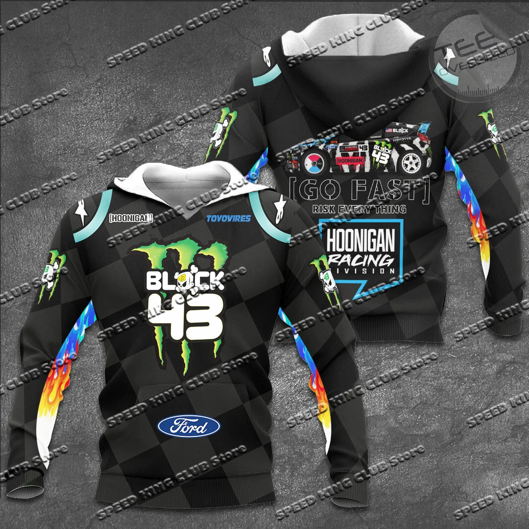 European and America Rally Racing Sweatshirt Men's Energy Drink 3D Printed The Ken Block 43 Hoodie Men Hoodie Brand Autumn Tops