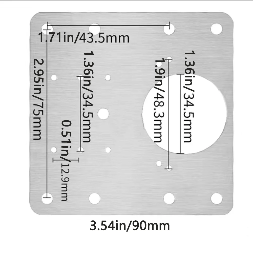 10pcs Cabinet door repair kit Kitchen cabinet metal hinge door panel reinforcement Replacement plate fastening plate hardware