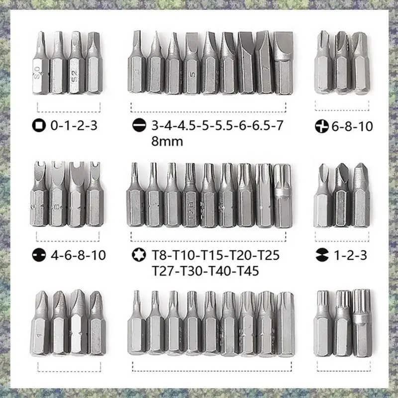 

WON 100-In-1 Screwdriver Set Batch Batch Nozzle Electric Screwdriver Connecting Rod Sleeve Set Hardware Tools Durable Easy To Us