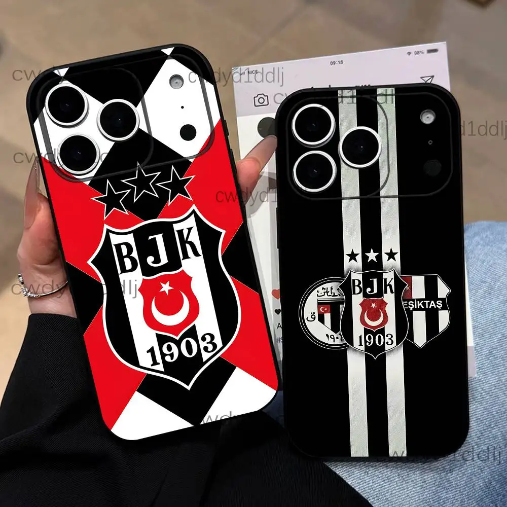 

Fashion Turkey B-Besiktas BJK Phone Case For iPhone 17,16,15,11,12,14,13 Pro Max Mini XS,XR,7 Plus 16E Air Shockproof Soft Cover