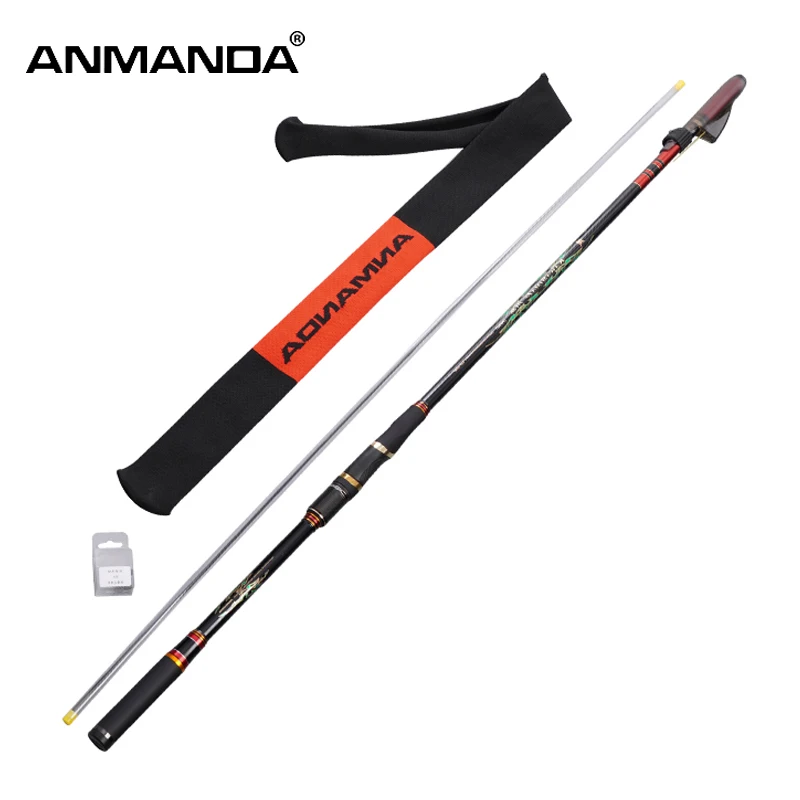 

Hot Sale ANMANDA KAWASIMAI Fishing Rod 0/0.6/0.8/0.25/1.5/2.0/4.0# 5m Ultralight Carbon Telescopic Rods Rock Fishing Rod