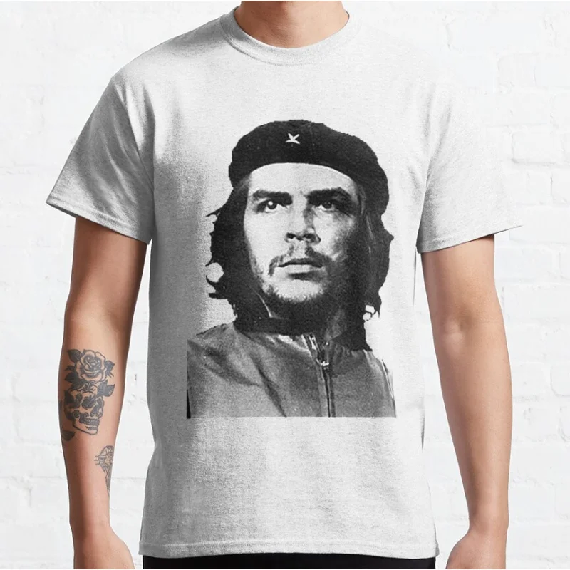 

0216 Che guevara Cuba revolution leader gift t shirt for man 100% cotton print clothes Men's All size S-6XL Tops