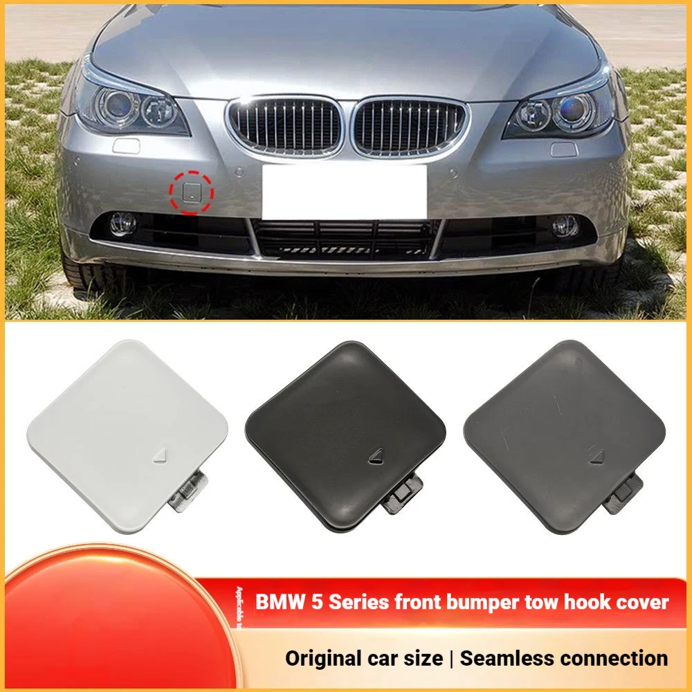 For BMW 5 Series Front Bumper Trailer Cover E60 Front Tow Hook Cover 51117111787 03-06