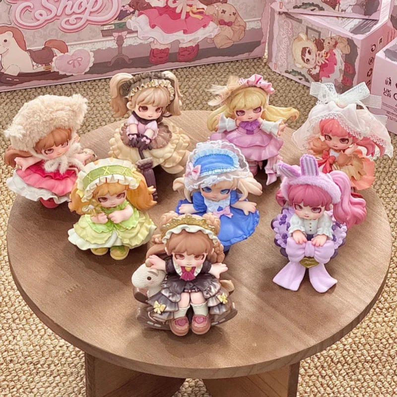 

In Stock Genuine Miana Retro Shop Series Blind Box Caixa Caja Dolls Desktop Ornament Anime Figure Toys Holiday Surprise Gifts